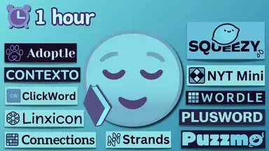 This is the thumbnail for the video titled 'Word games to help you relax'