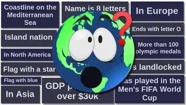 This is the thumbnail for the video titled 'GeoGrid is the best daily game for Geography fans'