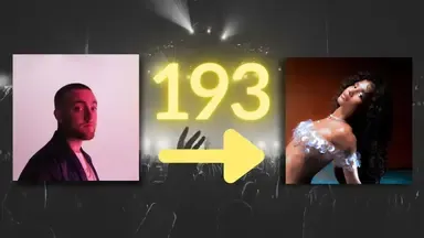 This is the thumbnail for the video titled 'From Mac Miller to Tyla in just 193 guesses (no hints)'